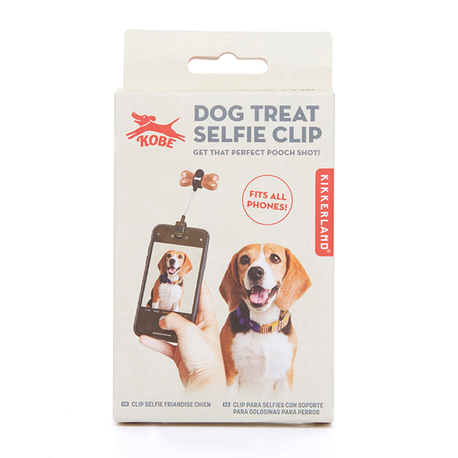 Kikkerland Kobe Selfie Clip Hunde Leckerli Handy