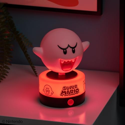 Paladone Super Mario Boo Nachtlicht mit Bewegungsmelder USB