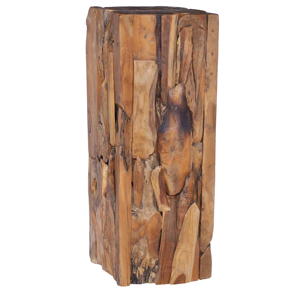 vidaXL Möbel Beistelltisch Teak Massiv 30x30x80 cm