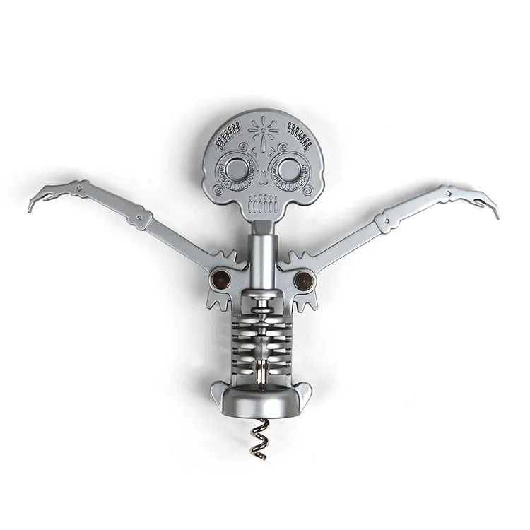 Kikkerland Kitchen Day of the Dead Korkenzieher