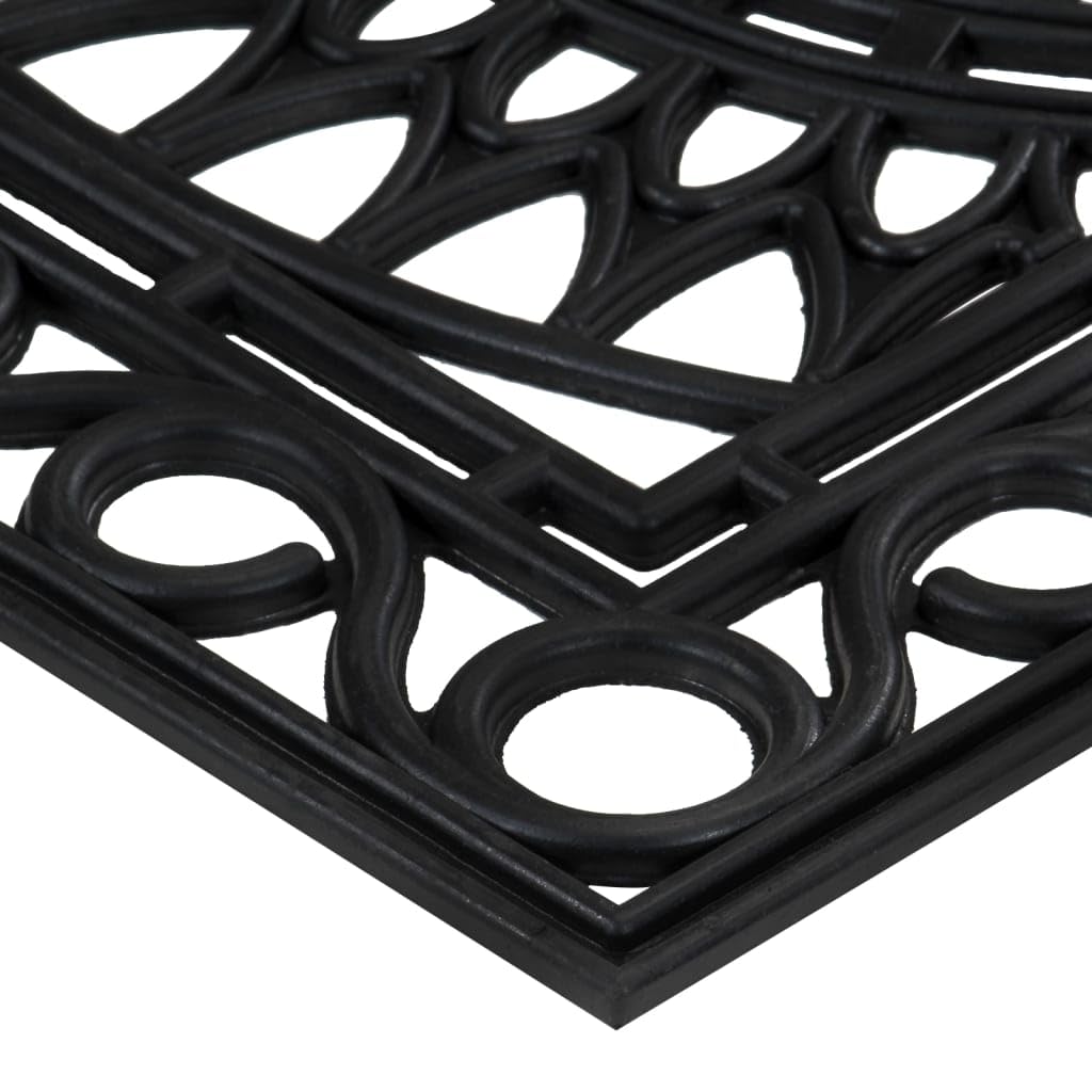 vidaXL Heim & Garten Fußmatte Rechteckig 45x75 cm Gummi