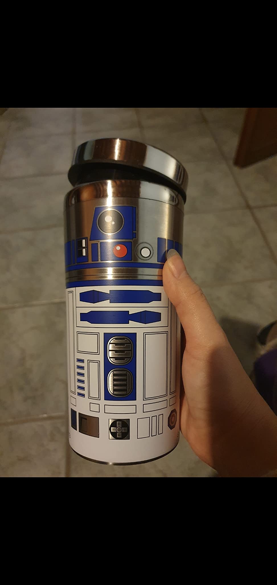 Paladone Drinkware R2-D2 Thermobecher Edelstahl 450 ml