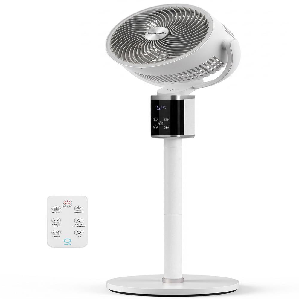 Serenelife Portable SLFNST6AS Standventilator Weiss 45W