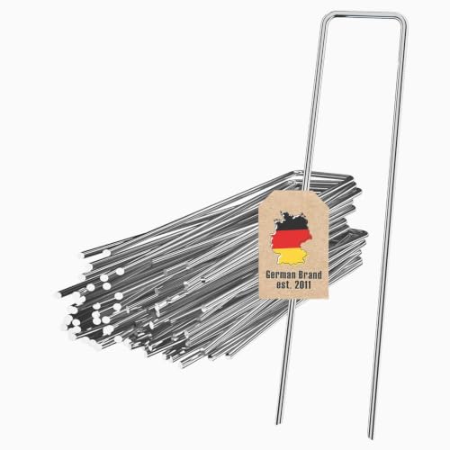 Intirilife Erdanker 50 Stück 150 mm Stahl verzinkt