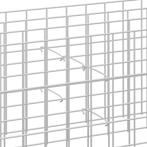 vidaXL Heim & Garten Gabionen Distanzhalter 30 cm 100 Stk verzinkt