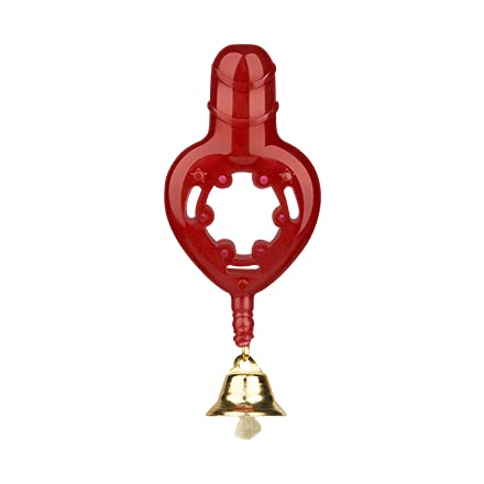 EIS Sextoys Penisring rot Glöckchen 2-5 cm