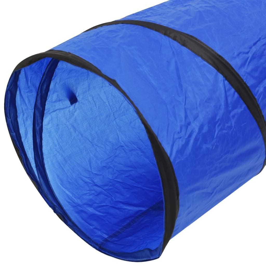 vidaXL Tierbedarf Hundetunnel Blau Ø40x200 cm Polyester