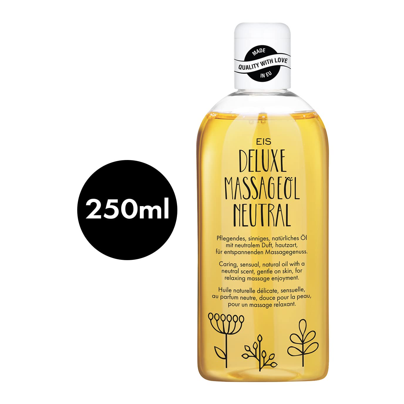 EIS Deluxe Massageöl Neutral 250 ml unparfümiert hautverträglich