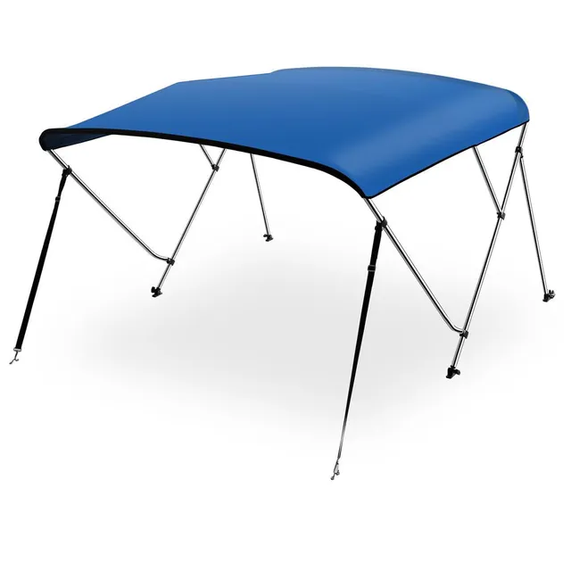 Serenelife Bimini Top 4 Bow Bimini-Verdeck royalblau 600D