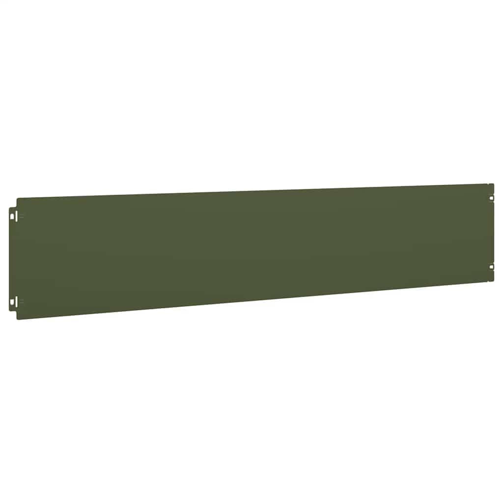 vidaXL Heim & Garten Rasenkanten 20x103 cm Olivgrün 10 Stück
