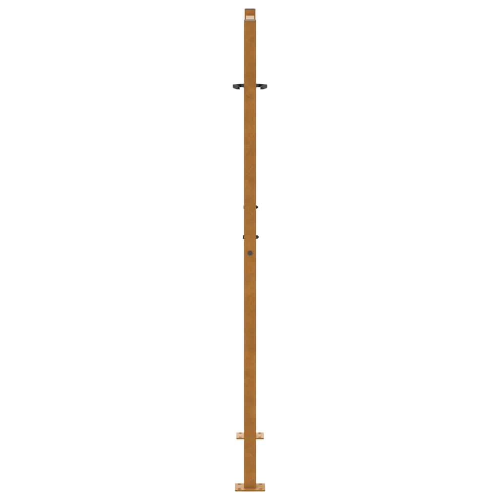 vidaXL Heim & Garten Gartentor 100x150 cm Cortenstahl Braun