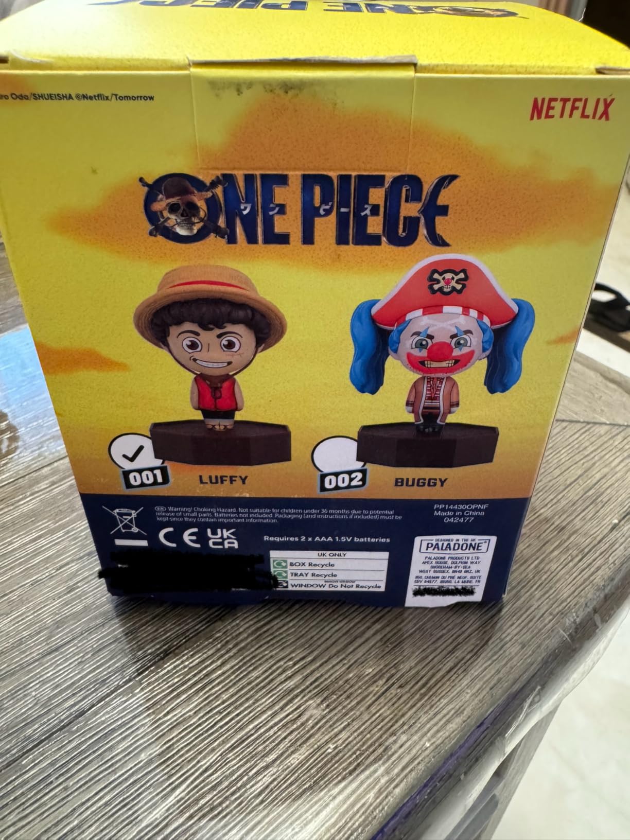 Paladone One Piece Luffy Figurlampe LED 12 cm Batterie