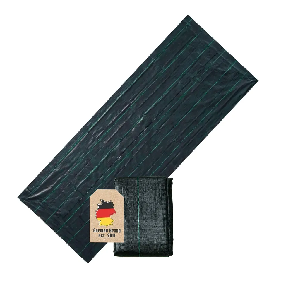Intirilife Anti-Unkrautmatte 2x5 m Gewebe 100 g/m²