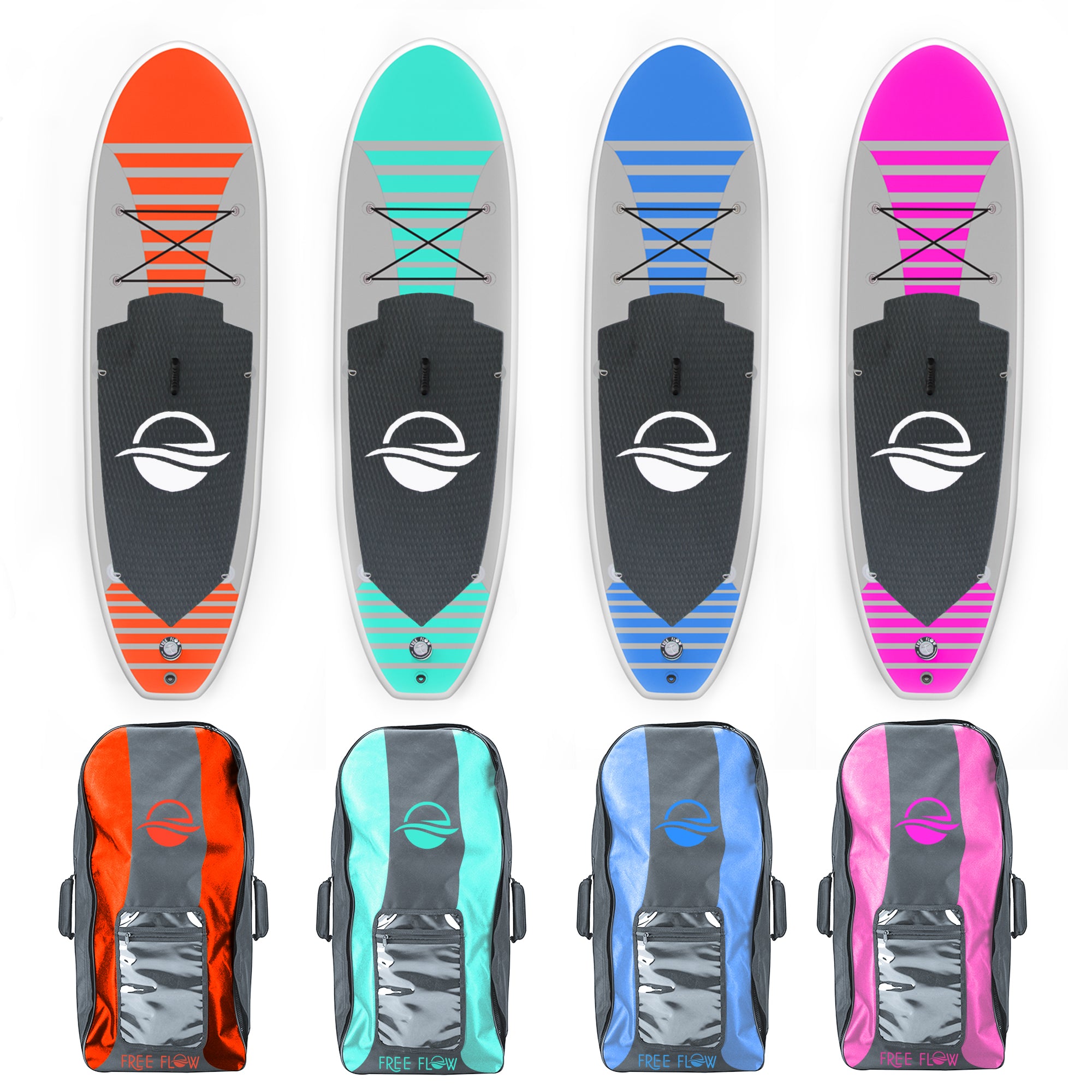 Serenelife SUP Board aufblasbar Aqua 126 Zoll Stand Up Paddle