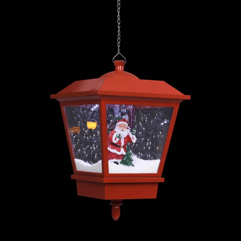 vidaXL Heim & Garten Weihnachts-Hängelampe LED Rot Weihnachtsmann