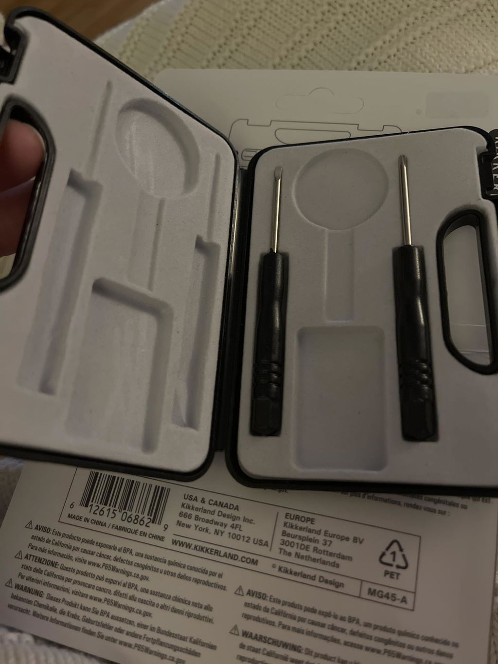 Kikkerland Tools Eyeglass Tool Kit Brillen Reparaturset