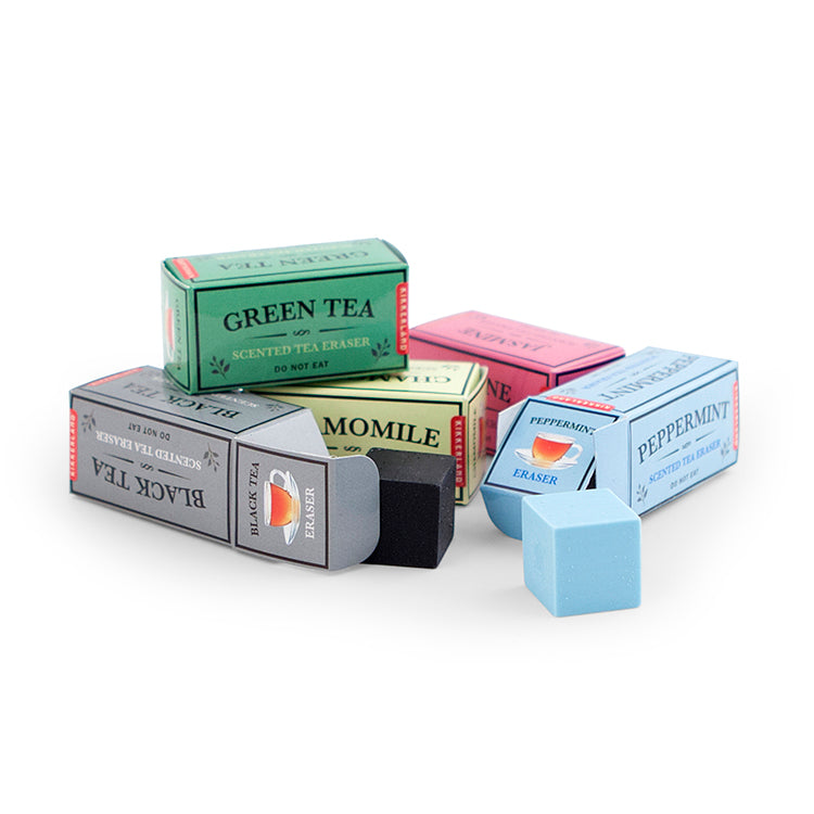 Kikkerland Home Tea Radiergummi Duft 5er Set Tee sortiert