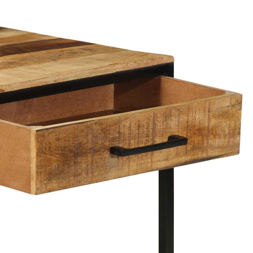 vidaXL Möbel Konsolentisch Braun 100 cm Massivholz