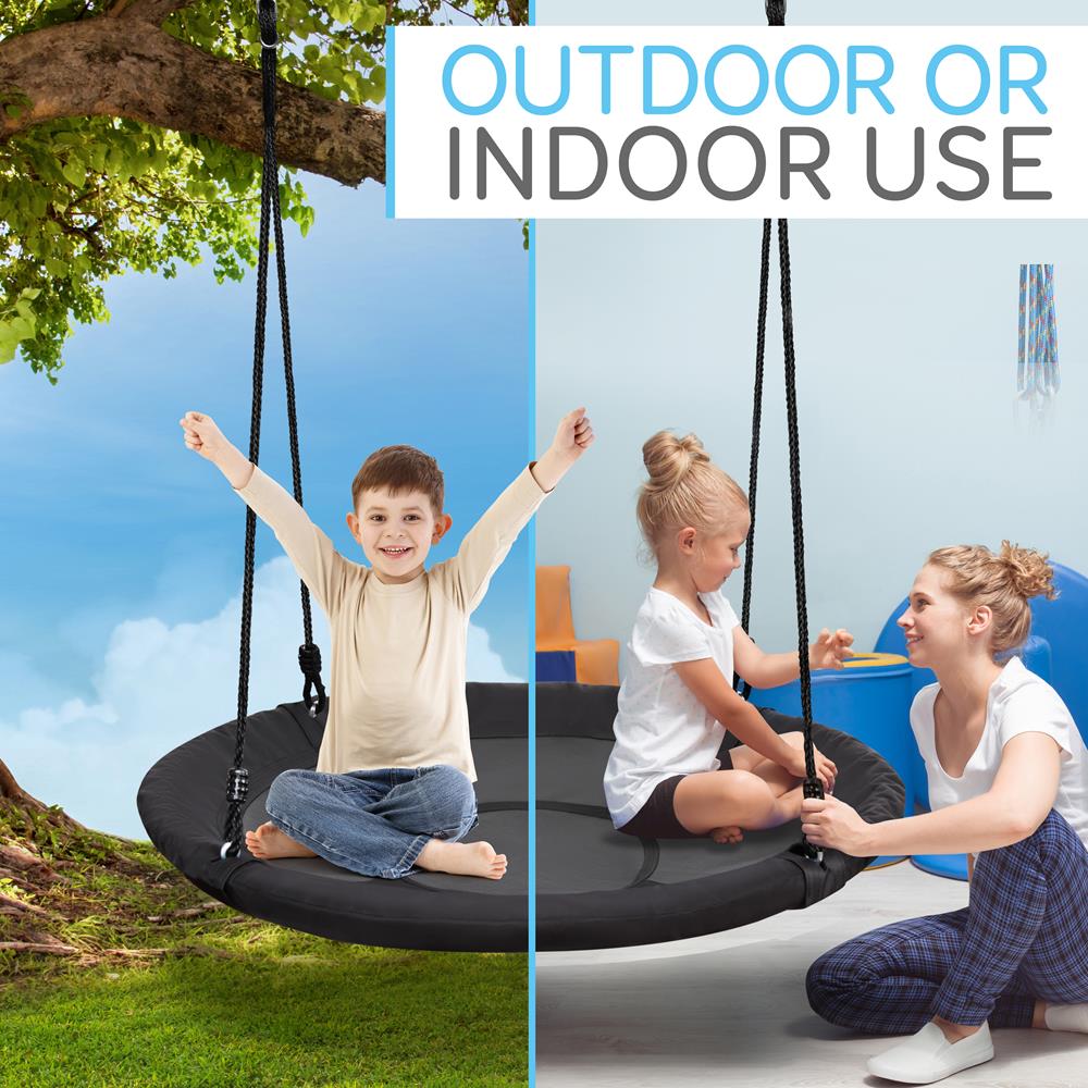 Serenelife Outdoor Swing Tellerschaukel 100cm wasserdicht