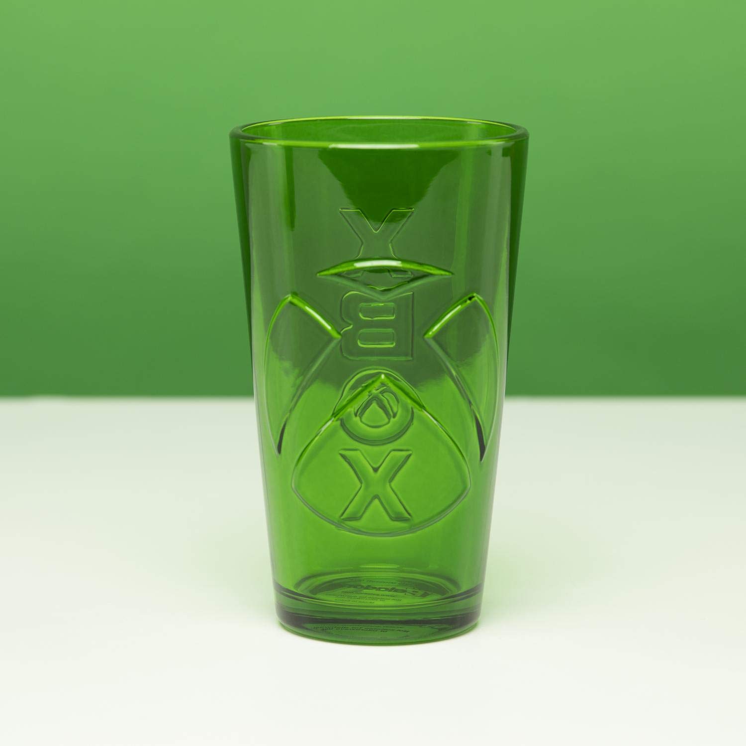 Paladone Xbox Glas grün Trinkglas offiziell lizenziert