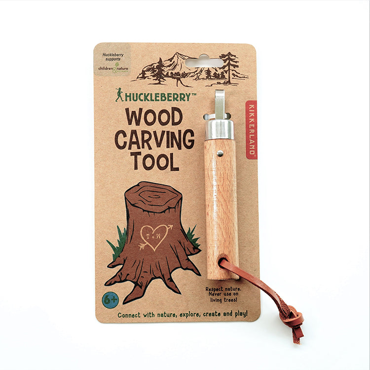 Kikkerland Huckleberry Wood Carving Tool Schnitzwerkzeug Holz