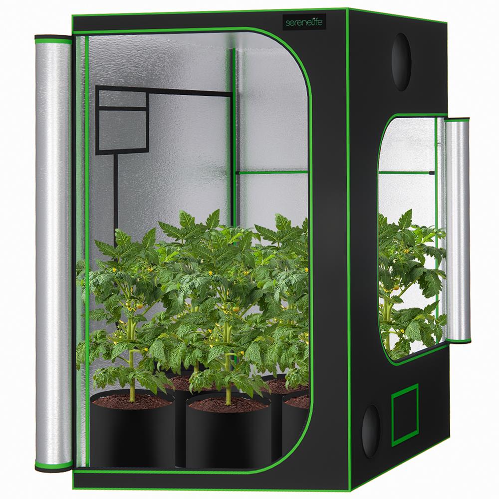 Serenelife Indoor Garden Growzelt 152x152x203 Mylar