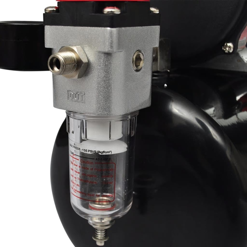 vidaXL Profi Airbrush Komplett-Set mit 2 Pistolen Doppelfunktion