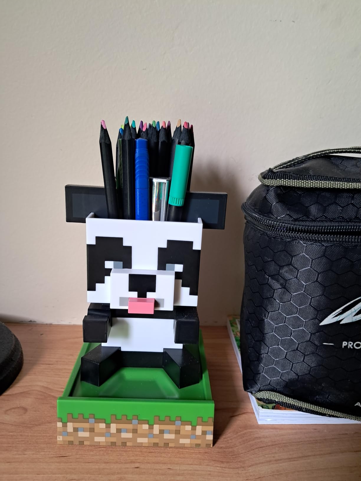 Paladone Minecraft Panda Schreibtisch Organizer Stiftehalter
