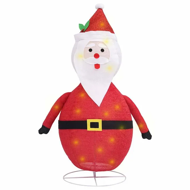 vidaXL Weihnachtsmann Figur LED Stoff 60cm 48 LEDs