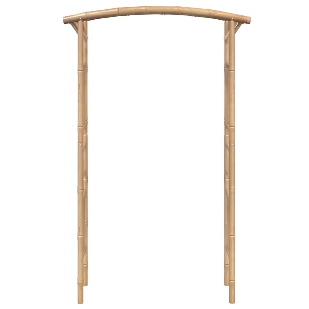 vidaXL Rosenbogen Bambus Rankhilfe Gartenbogen Torbogen