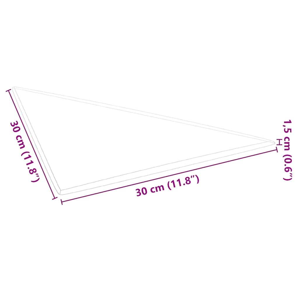 vidaXL Wandpaneele Rosa 12x 30x30cm Samt Schallschutz
