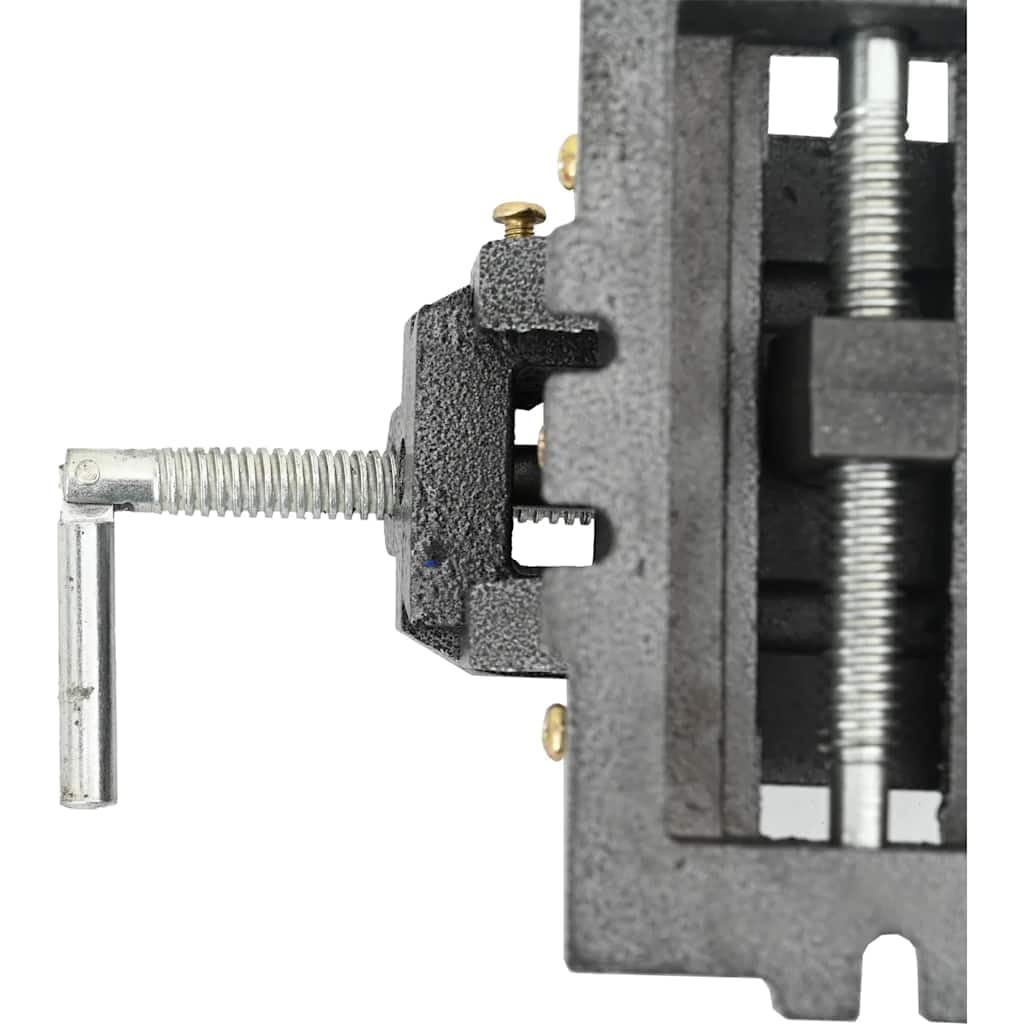 vidaXL Maschinenschraubstock Kreuztisch Gusseisen 70mm