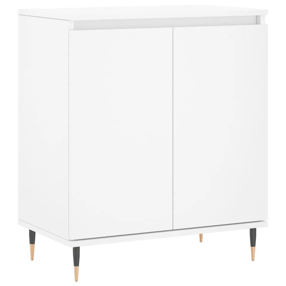 vidaXL Möbel Sideboard 60x35x70 cm Holzwerkstoff Weiss