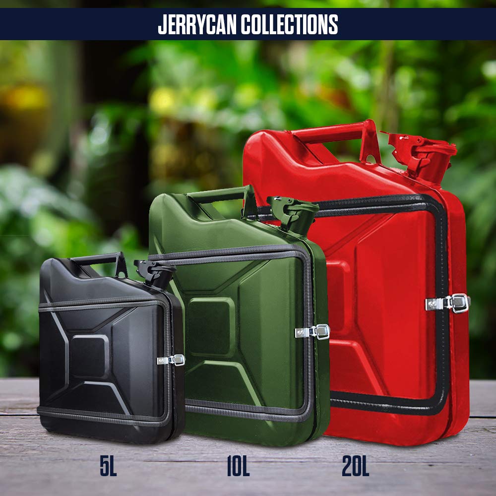 Mikamax Jerrycan Mix Drink 20 l Kanisterbar Schwarz mit Gläsern