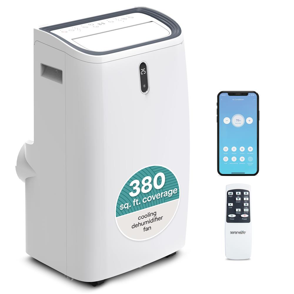 Serenelife Portable AC Klimagerät 12000 BTU Weiß