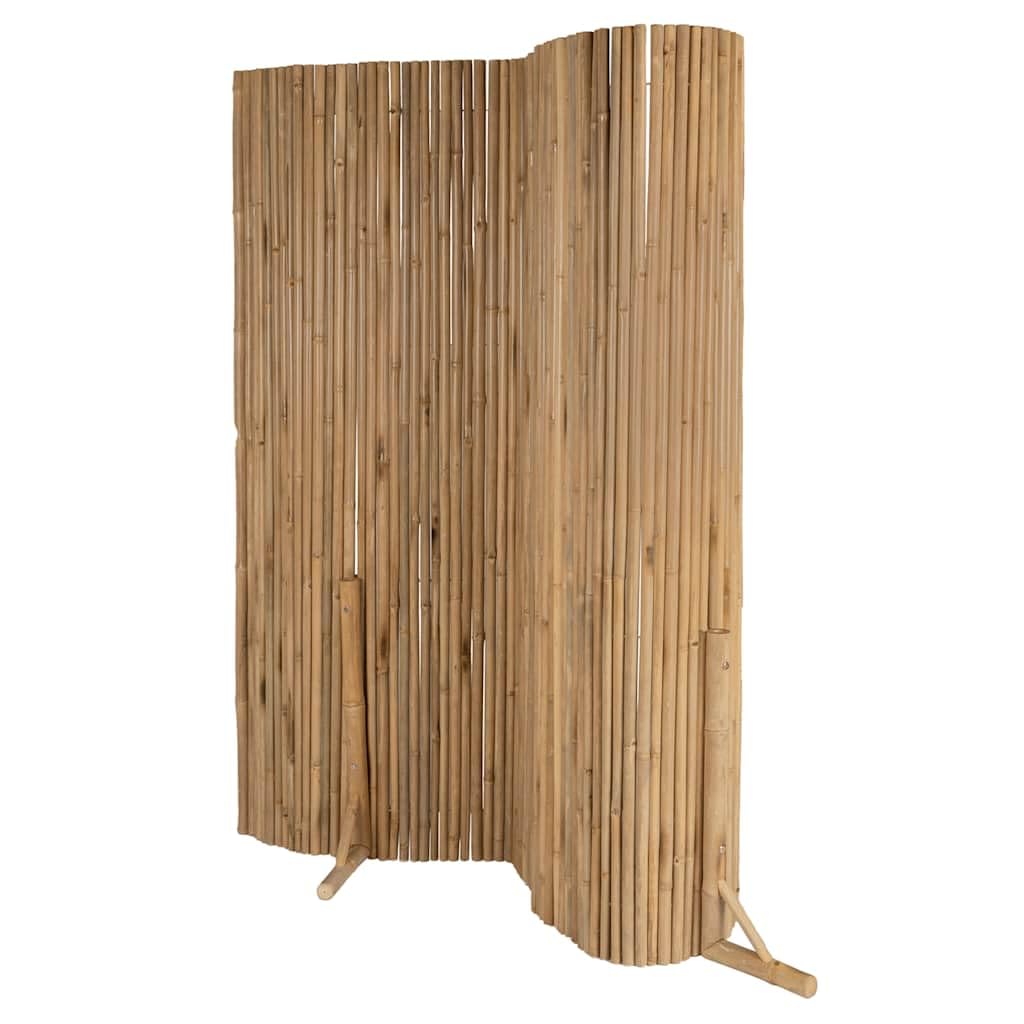 vidaXL Bambus Raumteiler Sichtschutz 180x170 cm Braun