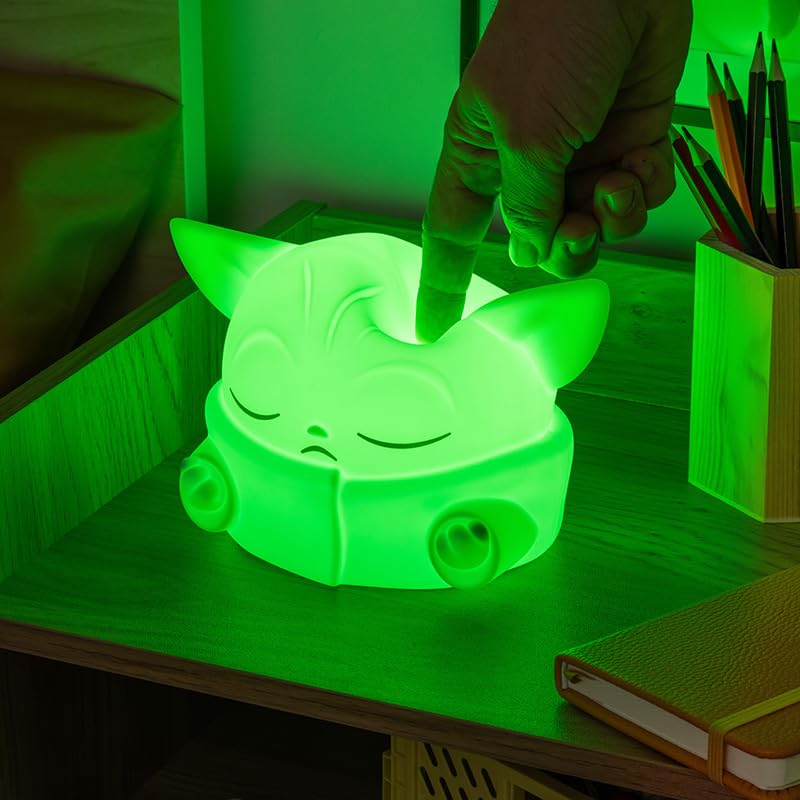 Paladone Grogu SquishyGlo Nachtlicht 12,5 cm Akku