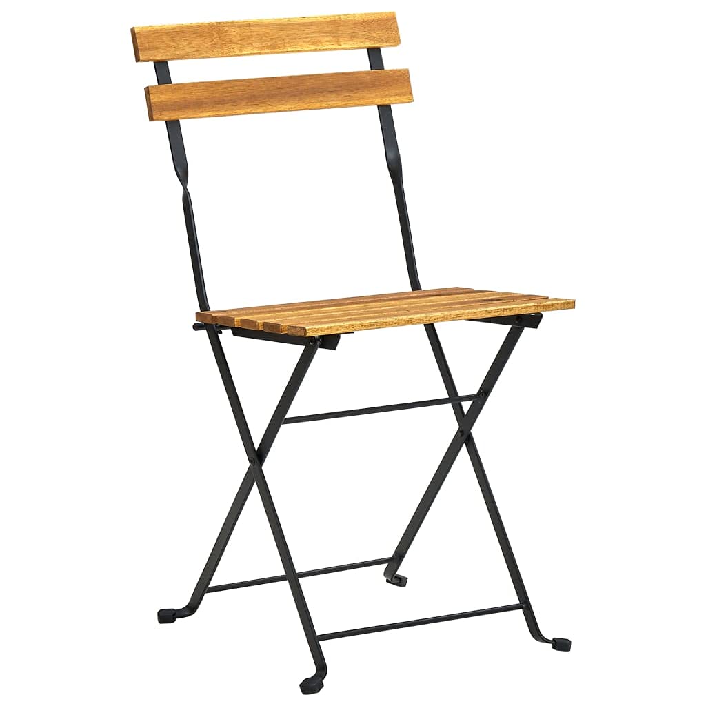 vidaXL Heim & Garten Bistroset 3-tlg Balkonset Akazienholz klappbar