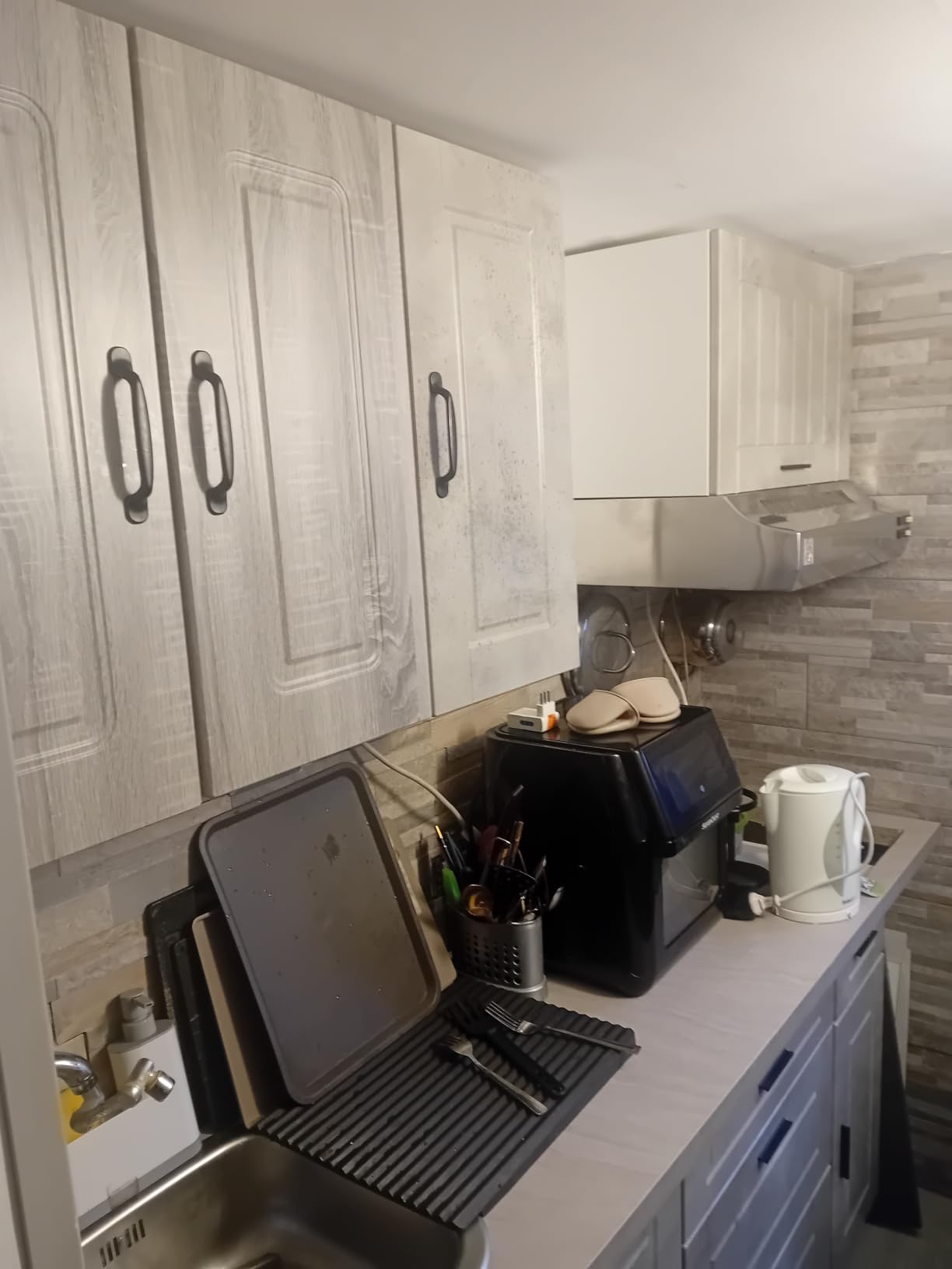 vidaXL Porto Küchenunterschrank Schrank Schwarz Holzwerkstoff