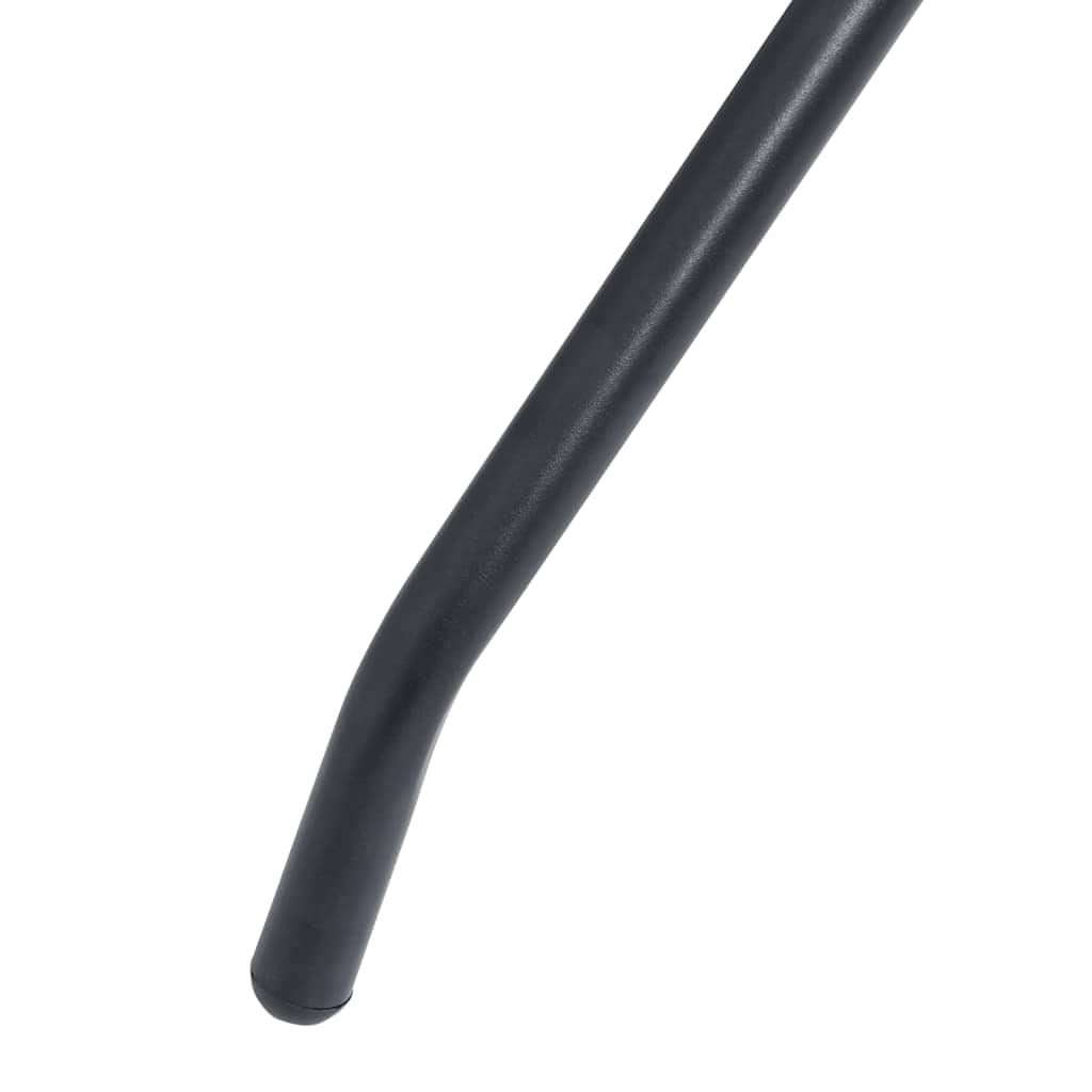 vidaXL Heim & Garten Bistroset 3-tlg schwarz Alu