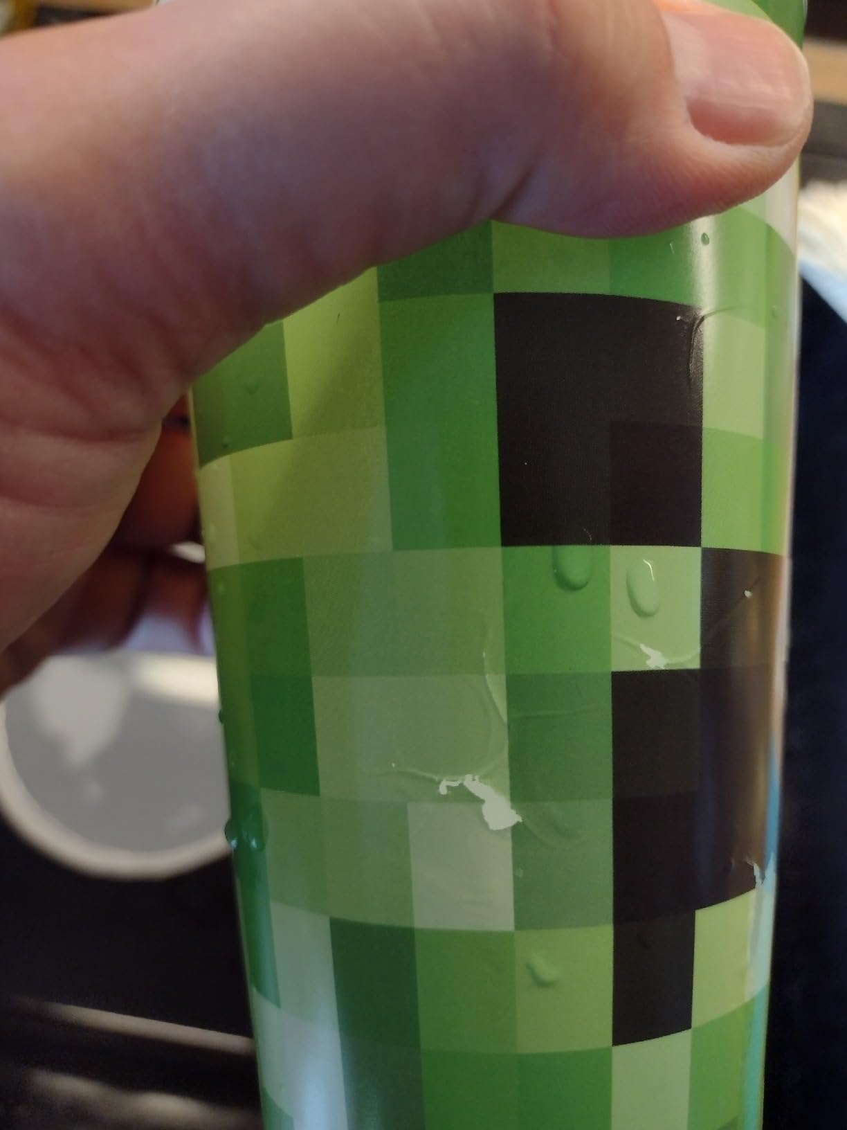 Paladone Minecraft Creeper Glasbecher 400 ml grün