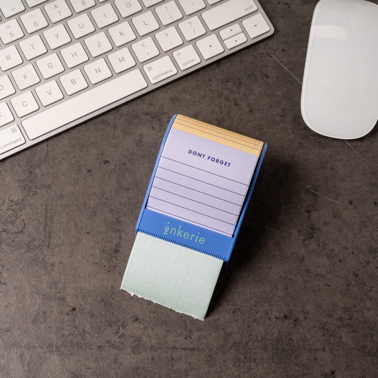 Kikkerland Inkerie Sticky Note Dispenser Haftnotizspender 2 Rollen