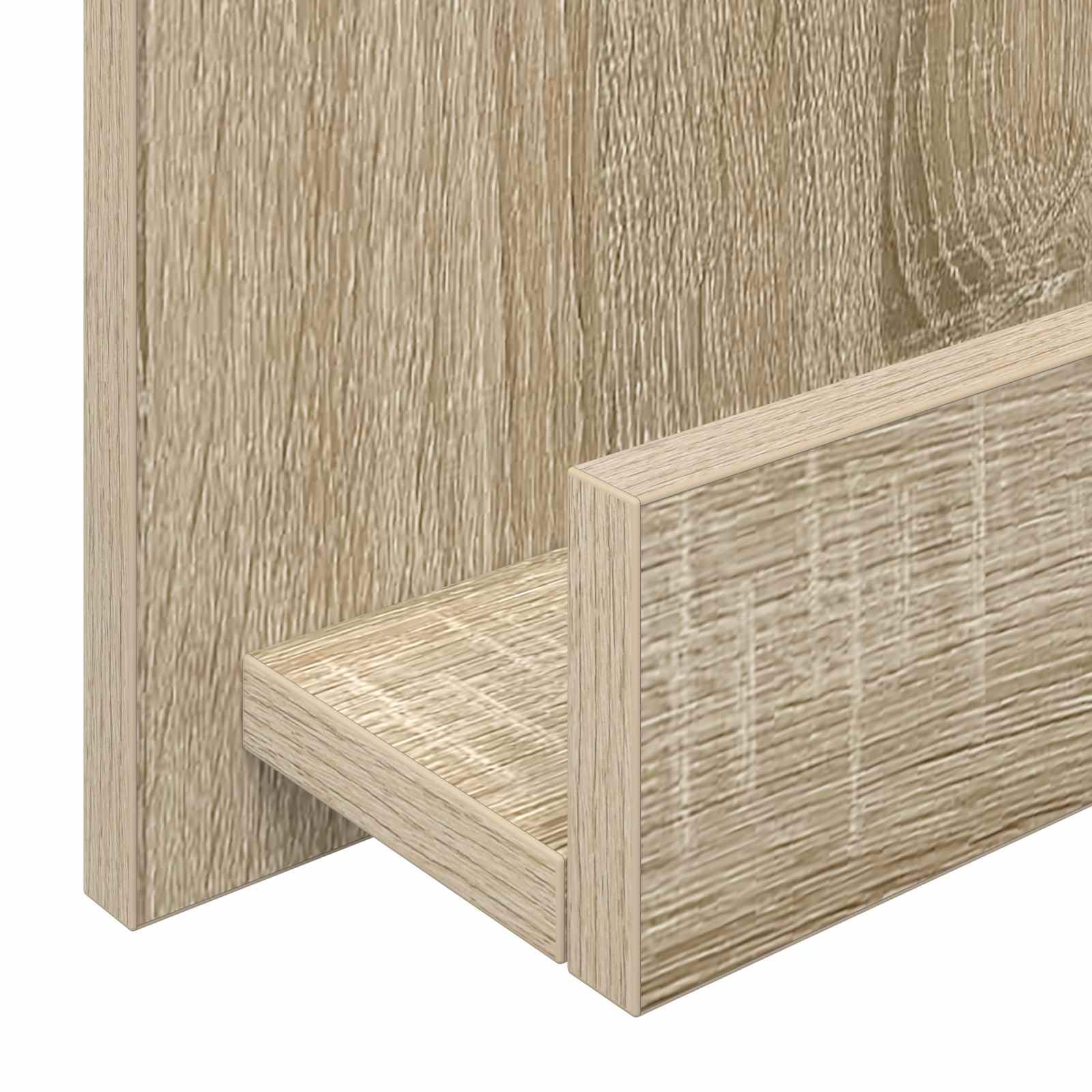 vidaXL Heim & Garten Magazinregal Sonoma-Eiche 51x11x102 cm