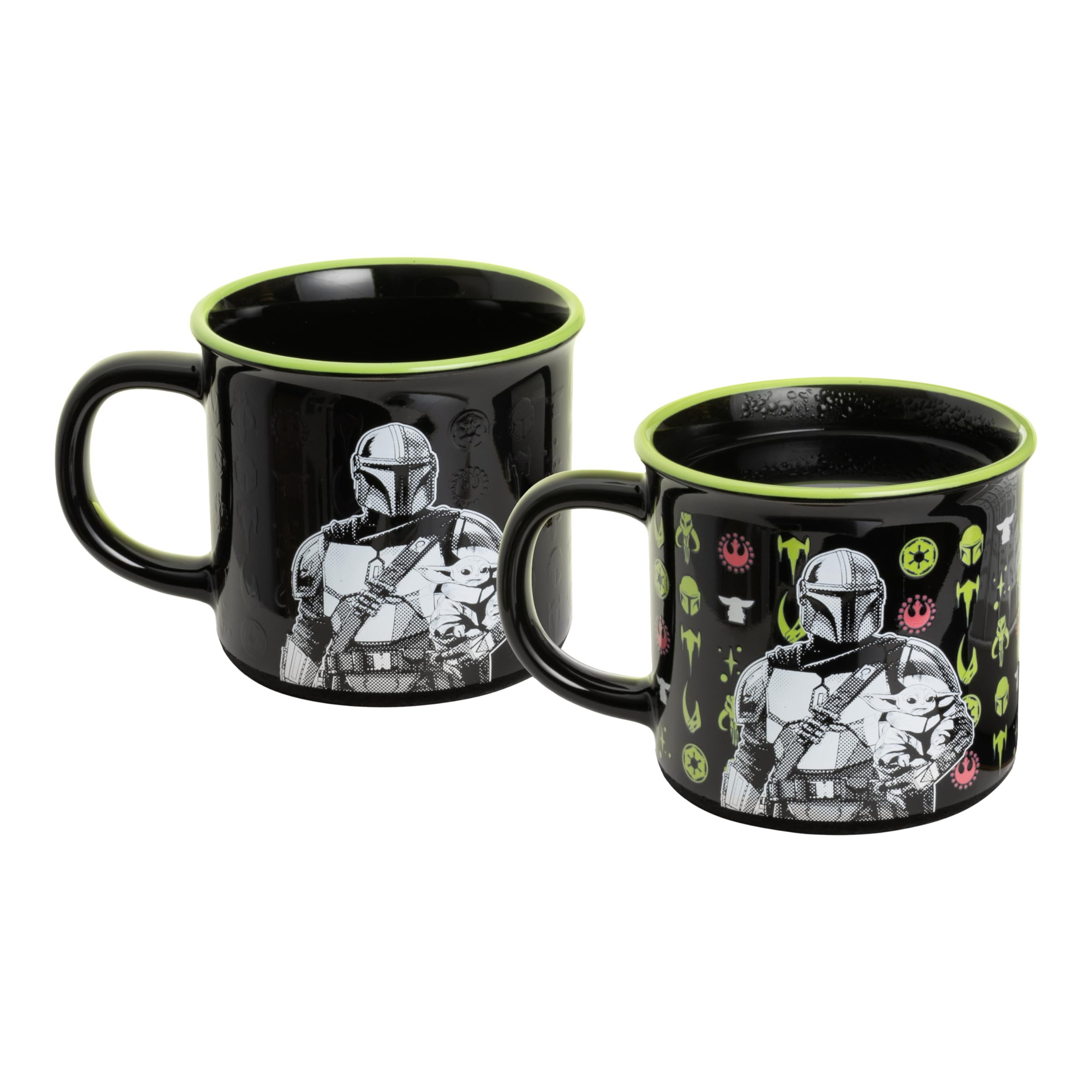 Paladone Drinkware Star Wars Mandalorian Tasse 350ml Wärmeeffekt