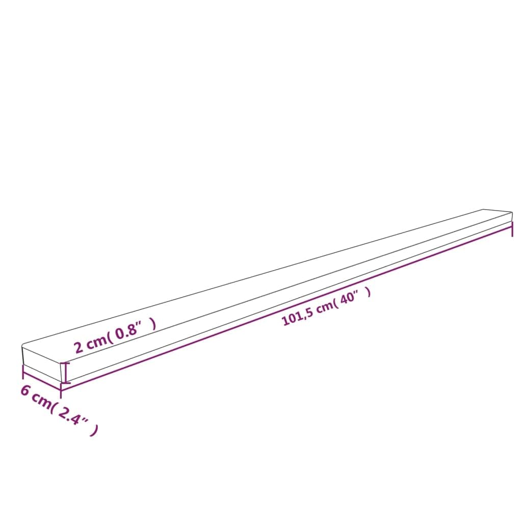 vidaXL Heim & Garten Kantenschoner 6x2x101,5cm PU gelb-schwarz 2er