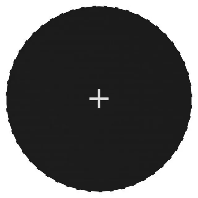 vidaXL Sprungtuch 3,05 m Trampolinmatte schwarz UV-beständig