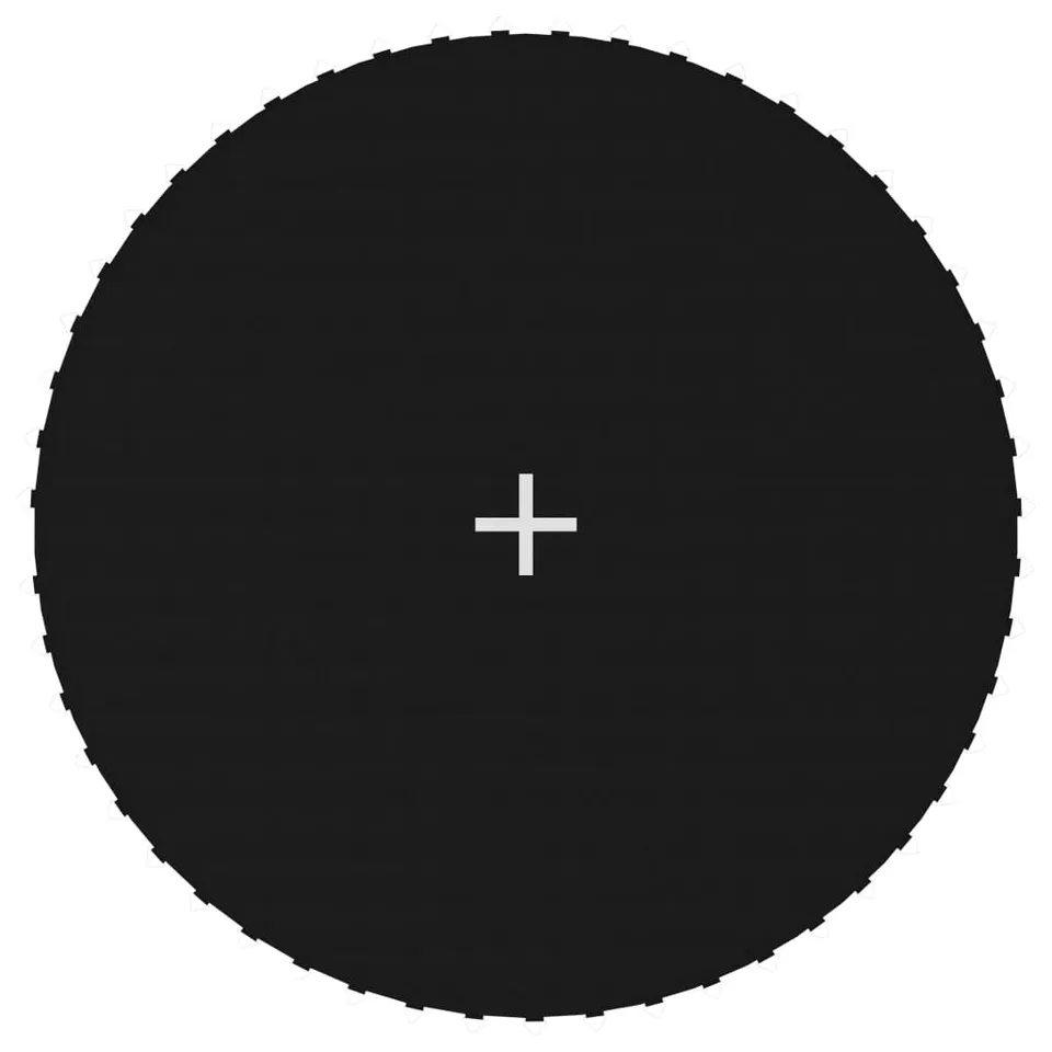 vidaXL Sprungtuch 3,05 m Trampolinmatte schwarz UV-beständig