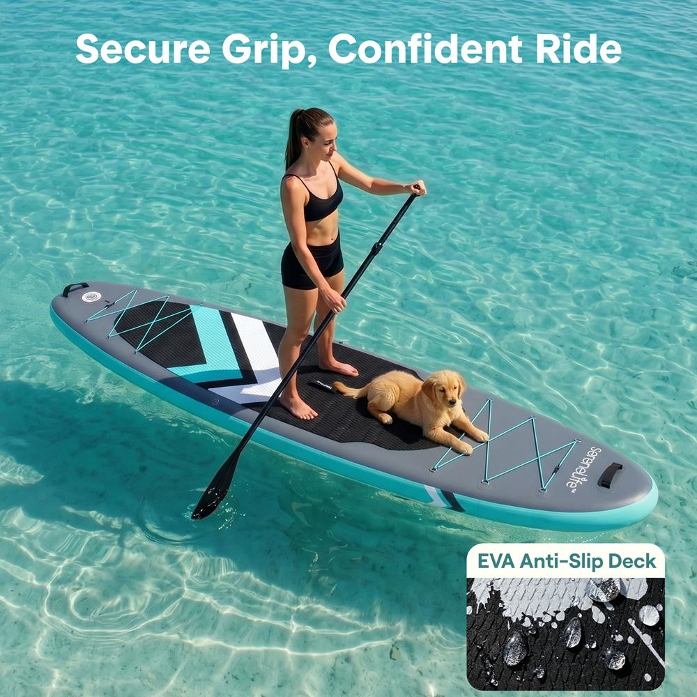 Serenelife SUP aufblasbares Paddle Board Komplettset