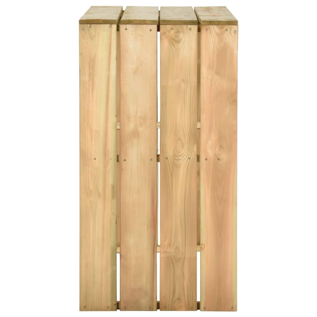vidaXL Gartenbar-Set 5-tlg Kiefernholz imprägniert