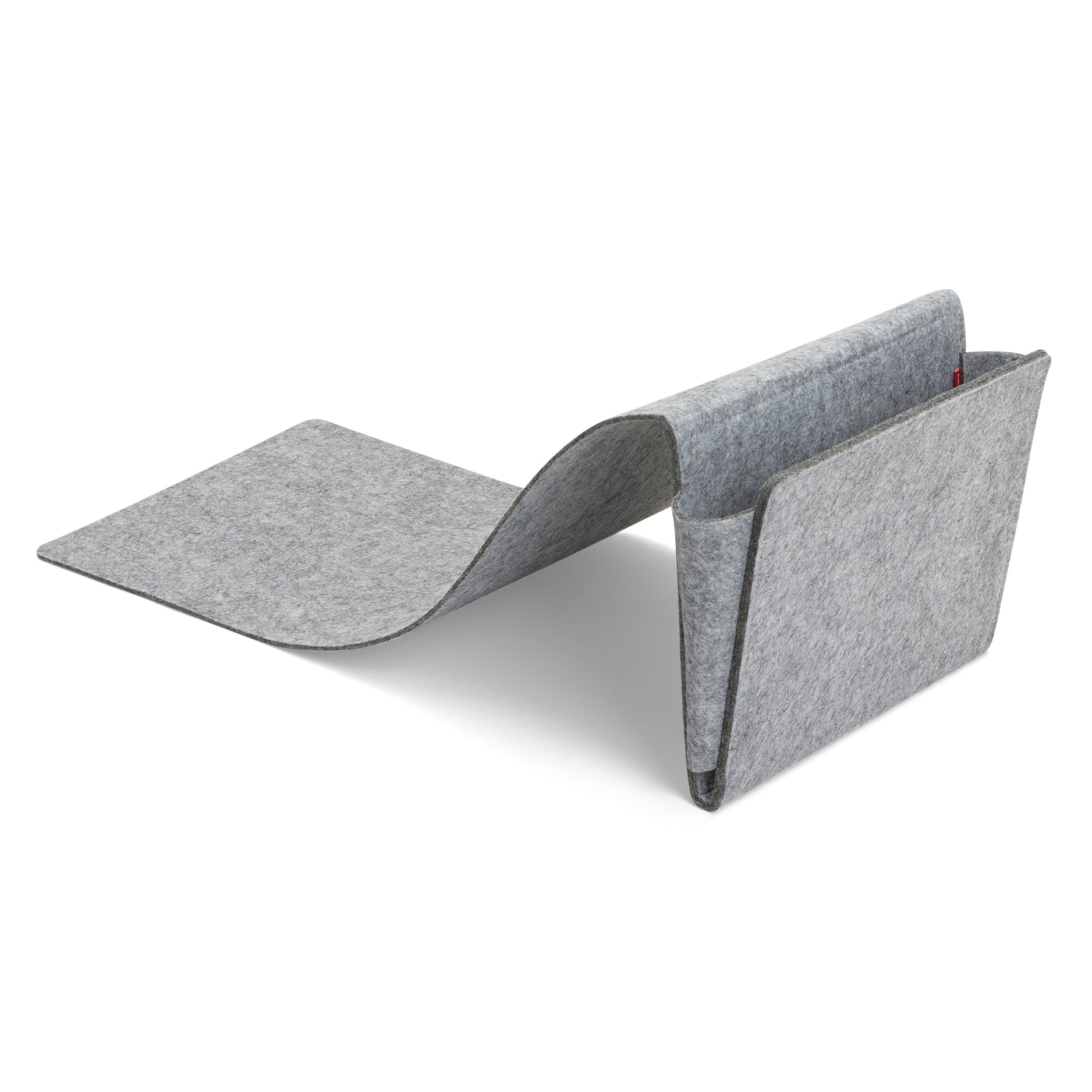 Kikkerland Sofa Pocket Filz Couch-Organizer grau